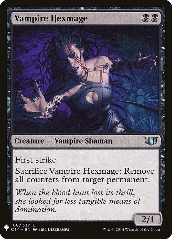 Image for Vampire Hexmage (168) (The List Reprints) - Magic: The Gathering