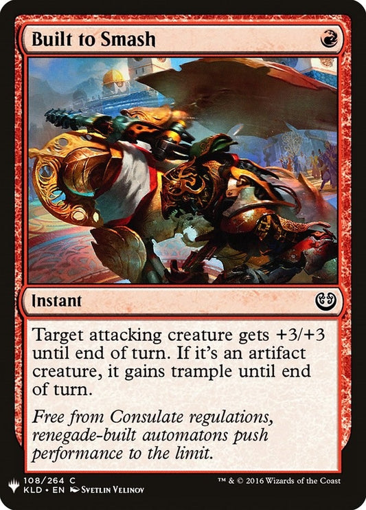 Image for Built to Smash (108) (The List Reprints) - Magic: The Gathering