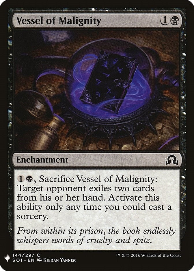 Image for Vessel of Malignity (144) (The List Reprints) - Magic: The Gathering