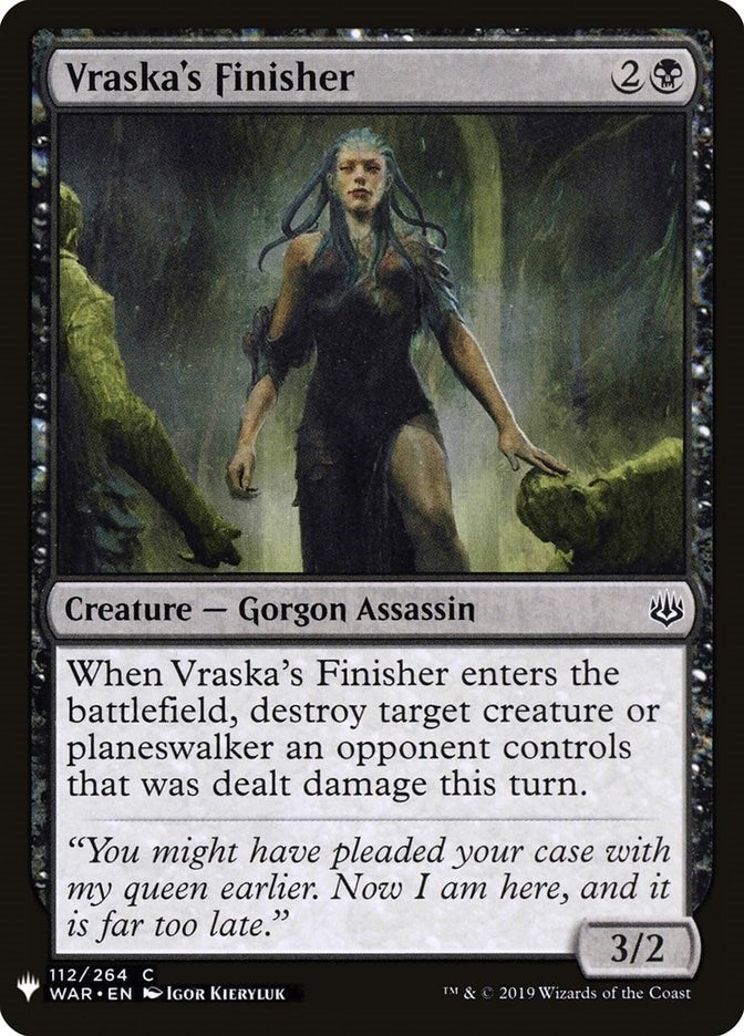 Image for Vraska's Finisher (112) (The List Reprints) - Magic: The Gathering