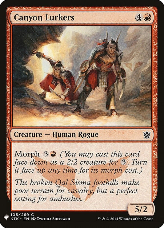 Image for Canyon Lurkers (105) (The List Reprints) - Magic: The Gathering