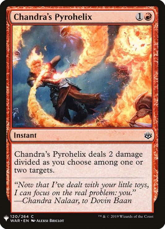 Image for Chandra's Pyrohelix (120) (The List Reprints) - Magic: The Gathering