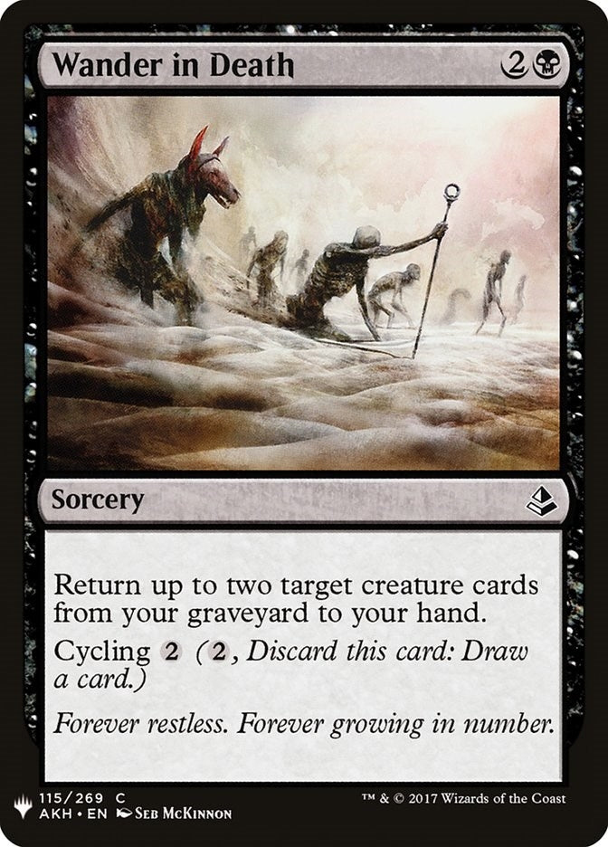 Image for Wander in Death (115) (The List Reprints) - Magic: The Gathering