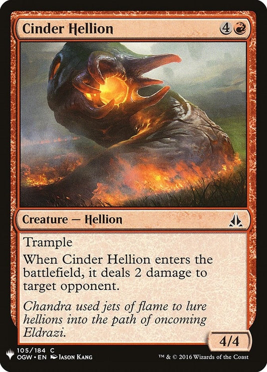 Image for Cinder Hellion (105) (The List Reprints) - Magic: The Gathering