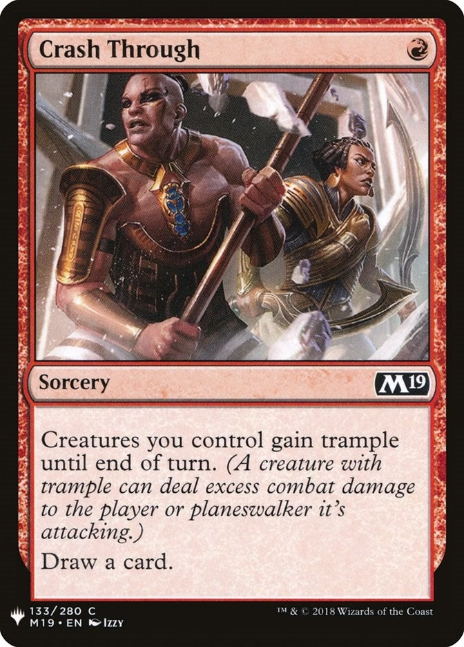 Image for Crash Through (133) (The List Reprints) - Magic: The Gathering