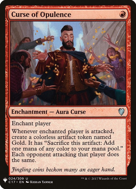 Image for Curse of Opulence (24) (The List Reprints) - Magic: The Gathering
