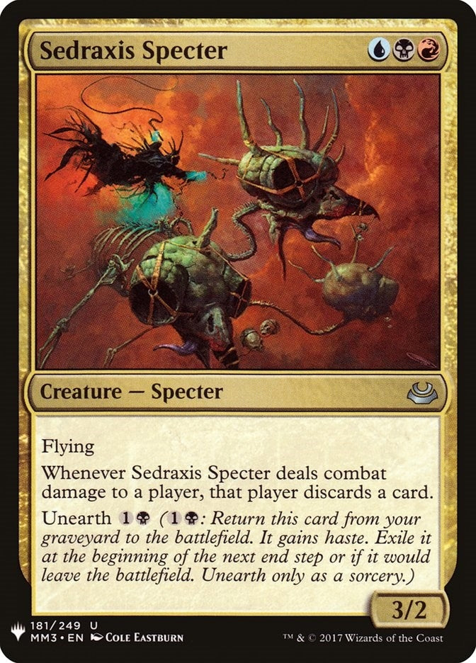 Image for Sedraxis Specter (181) (The List Reprints) - Magic: The Gathering