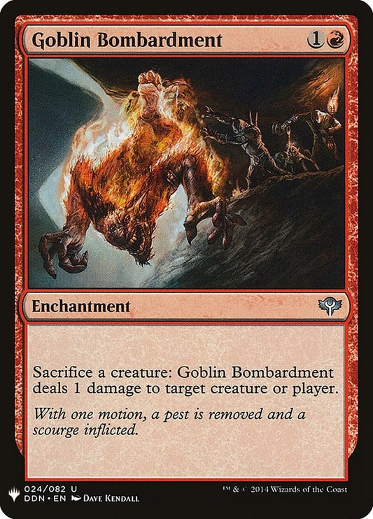 Image for Goblin Bombardment (24) (The List Reprints) - Magic: The Gathering