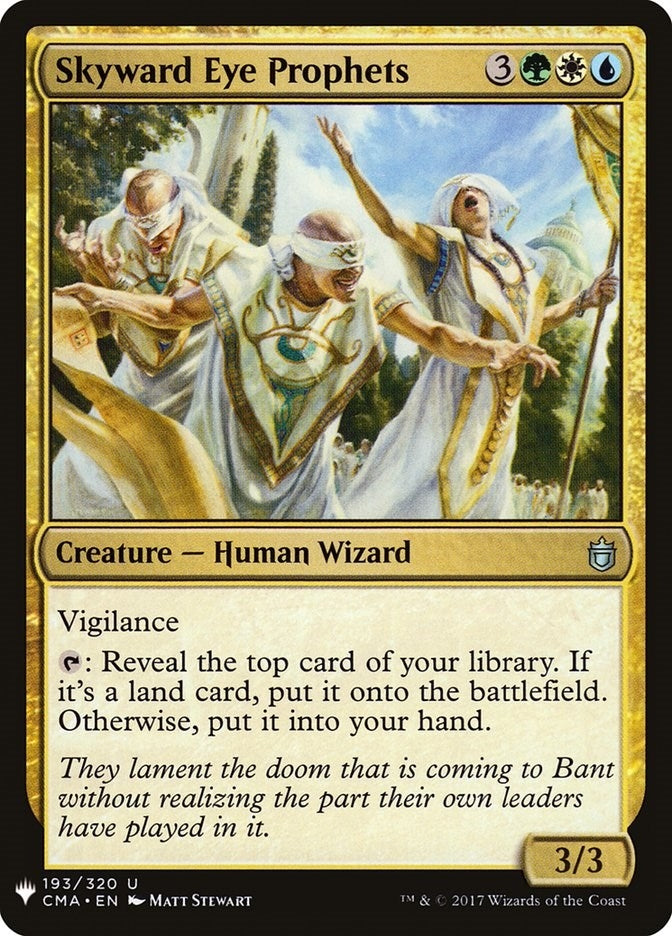 Image for Skyward Eye Prophets (193) (The List Reprints) - Magic: The Gathering