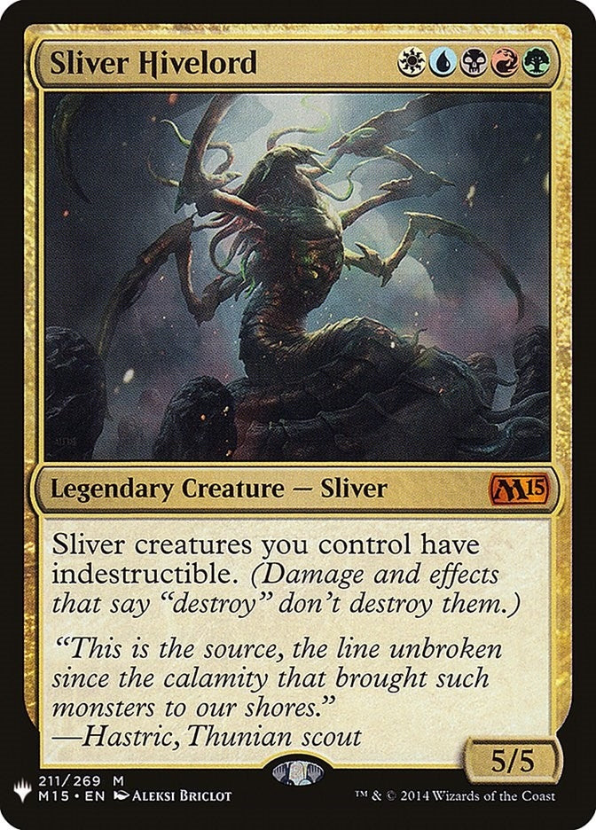 Image for Sliver Hivelord (211) (The List Reprints) - Magic: The Gathering