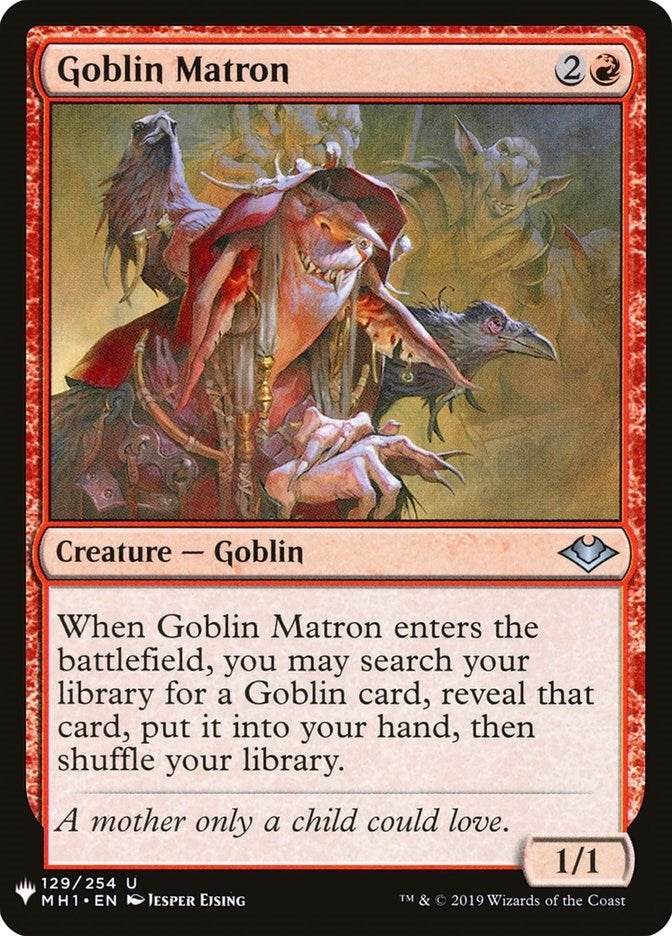 Image for Goblin Matron (MH1) (129) (The List Reprints) - Magic: The Gathering