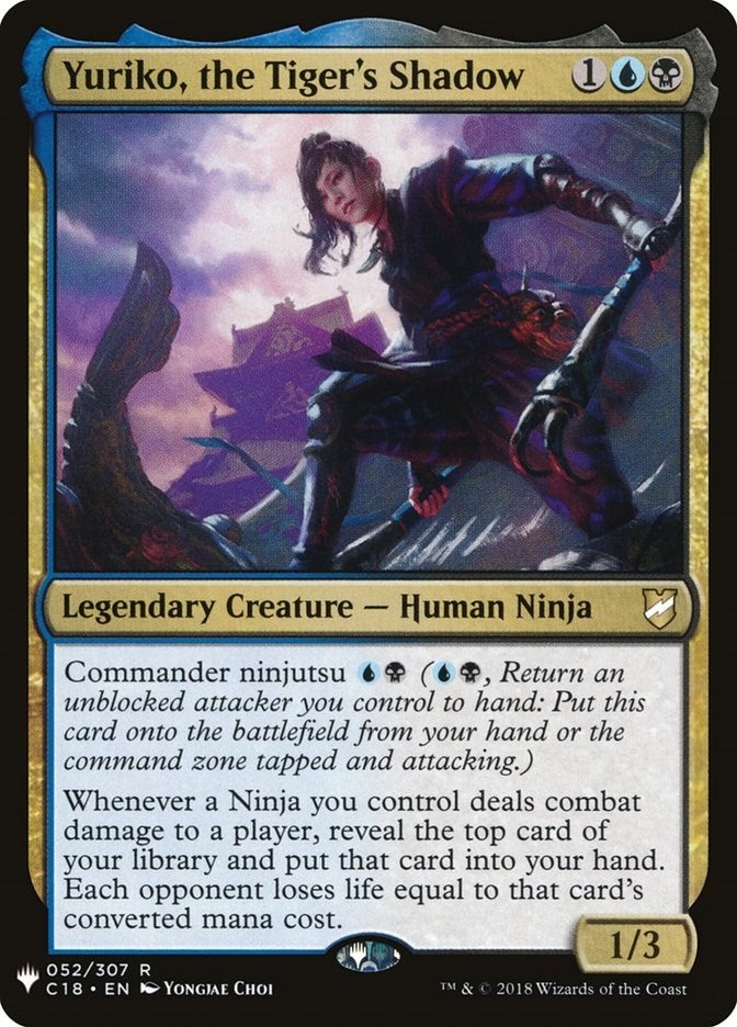 Image for Yuriko, the Tiger's Shadow (052/307) (The List Reprints) - Magic: The Gathering