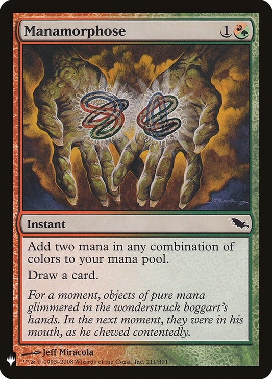 Image for Manamorphose (211) (The List Reprints) - Magic: The Gathering