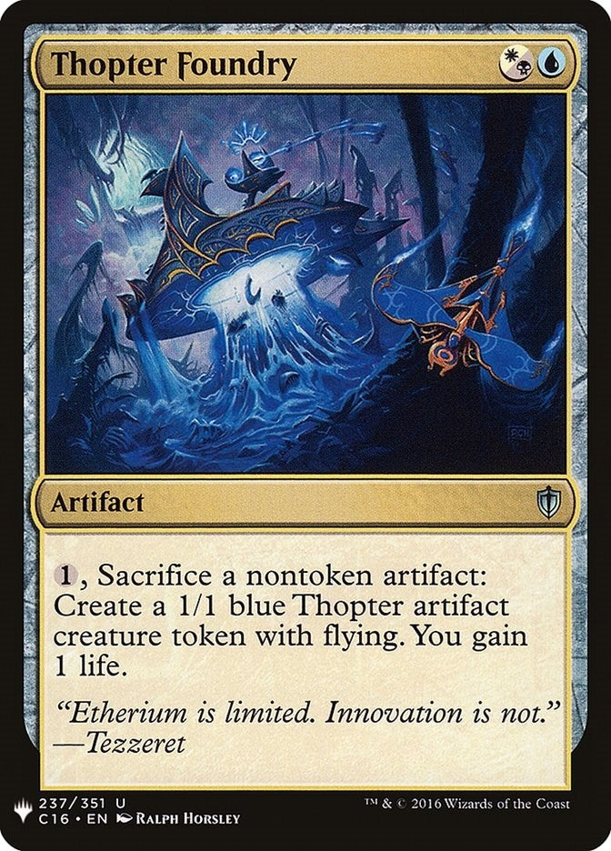 Image for Thopter Foundry (C16) (237) (The List Reprints) - Magic: The Gathering