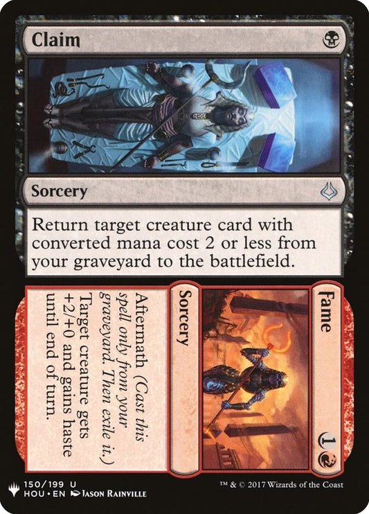 Image for Claim // Fame (150) (The List Reprints) - Magic: The Gathering