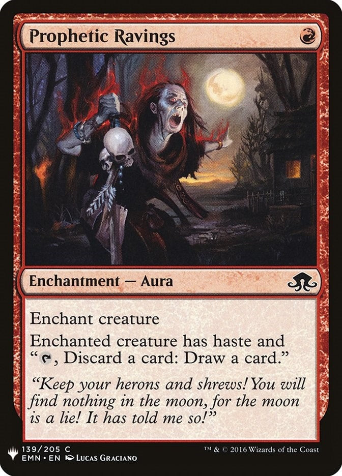 Image for Prophetic Ravings (139) (The List Reprints) - Magic: The Gathering
