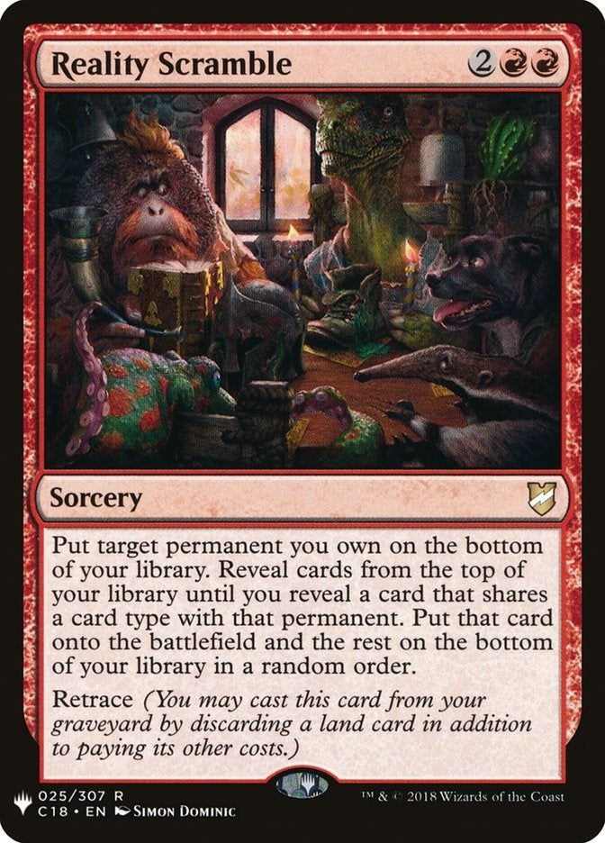 Image for Reality Scramble (25) (The List Reprints) - Magic: The Gathering