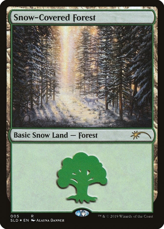 Image for Snow-Covered Forest (5) (5) (Secret Lair Drop Series) - Magic: The Gathering