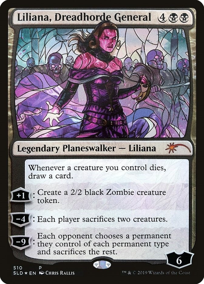 Image for Liliana, Dreadhorde General (Stained Glass) (510) (Secret Lair Drop Series) - Magic: The Gathering