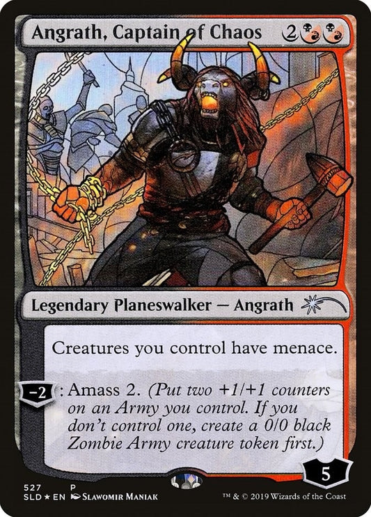 Image for Angrath, Captain of Chaos (Stained Glass) (527) (Secret Lair Drop Series) - Magic: The Gathering