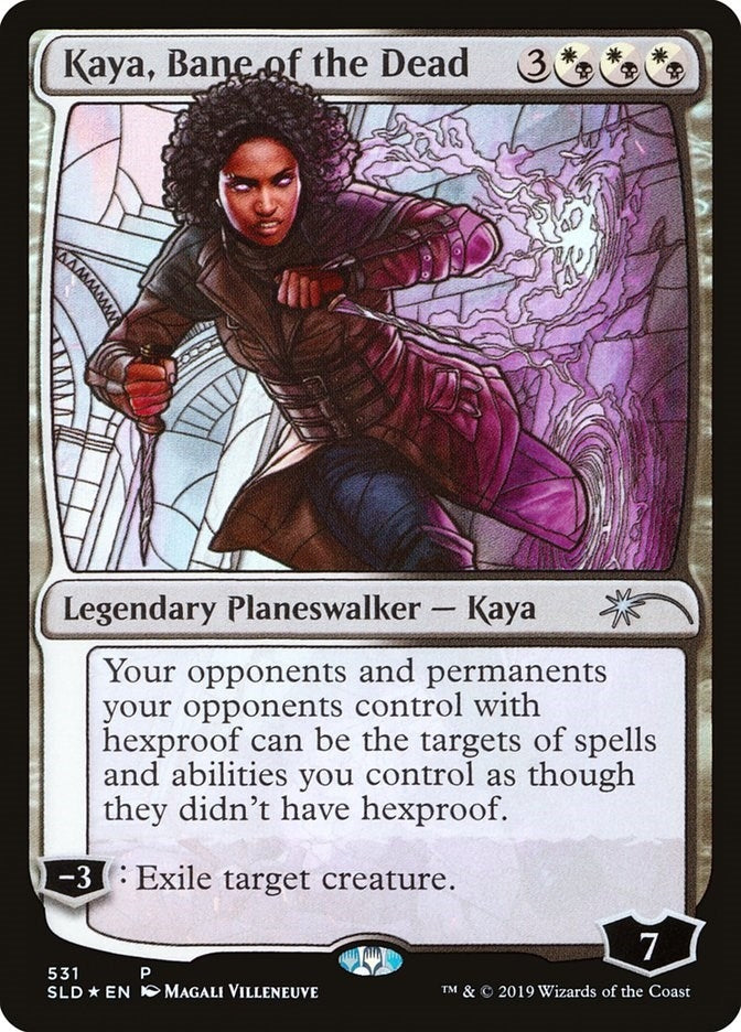 Image for Kaya, Bane of the Dead (Stained Glass) (531) (Secret Lair Drop Series) - Magic: The Gathering