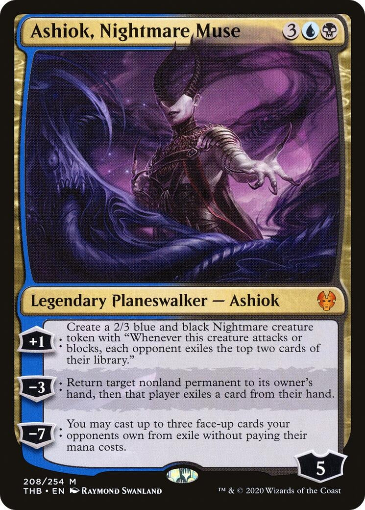 Image for Ashiok, Nightmare Muse (208) (Theros Beyond Death) - Magic: The Gathering