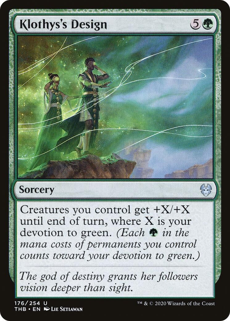 Image for Klothys's Design (176) (Theros Beyond Death) - Magic: The Gathering