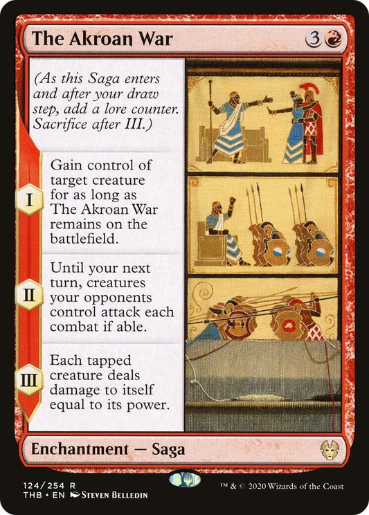 Image for The Akroan War (124) (Theros Beyond Death) - Magic: The Gathering