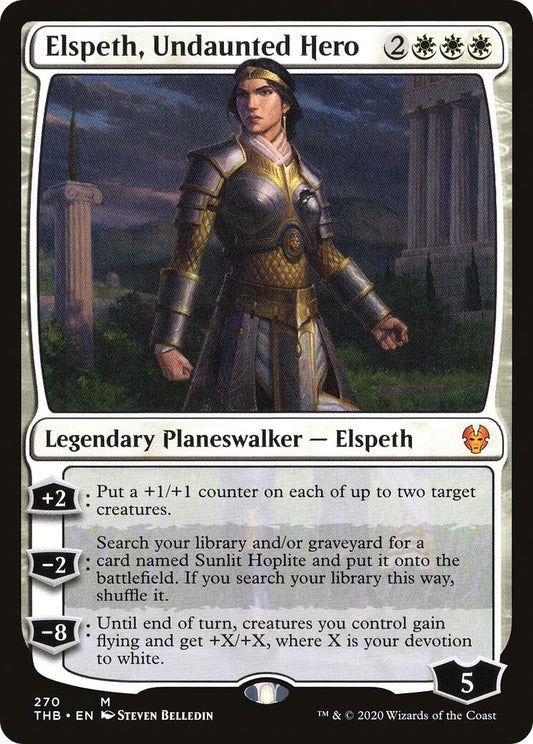 Image for Elspeth, Undaunted Hero (270) (Theros Beyond Death) - Magic: The Gathering