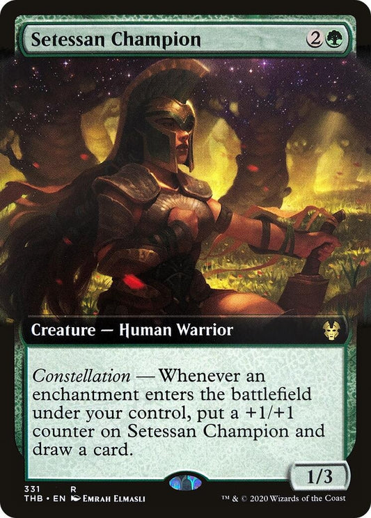 Image for Setessan Champion (Extended Art) (331) (Theros Beyond Death) - Magic: The Gathering