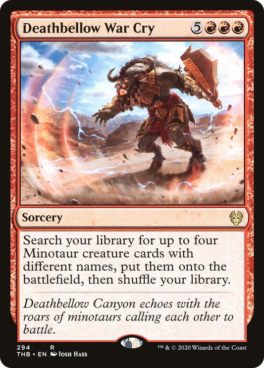 Image for Deathbellow War Cry (294) (Theros Beyond Death) - Magic: The Gathering