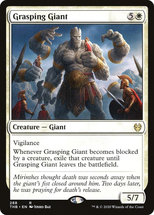 Image for Grasping Giant (288) (Theros Beyond Death) - Magic: The Gathering