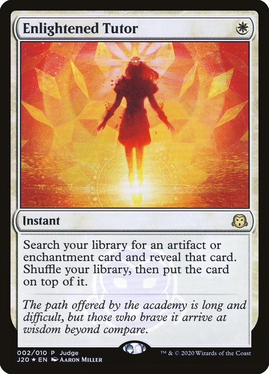 Image for Enlightened Tutor (2) (Judge Promos) - Magic: The Gathering