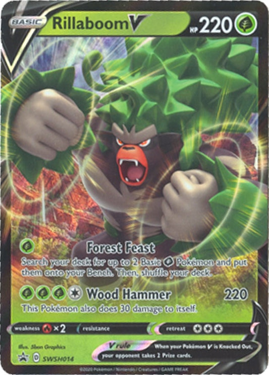 Image for Rillaboom V - SWSH014 (SWSH014) (SWSH: Sword & Shield Promo Cards) - Pokemon