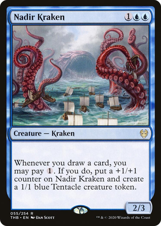 Image for Nadir Kraken (55) (Theros Beyond Death) - Magic: The Gathering