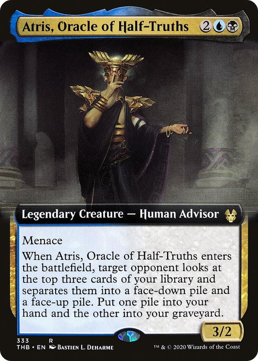 Image for Atris, Oracle of Half-Truths (Extended Art) (333) (Theros Beyond Death) - Magic: The Gathering