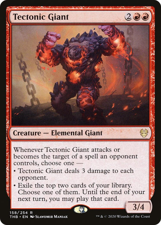 Image for Tectonic Giant (158) (Theros Beyond Death) - Magic: The Gathering