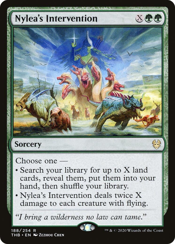 Image for Nylea's Intervention (188) (Theros Beyond Death) - Magic: The Gathering