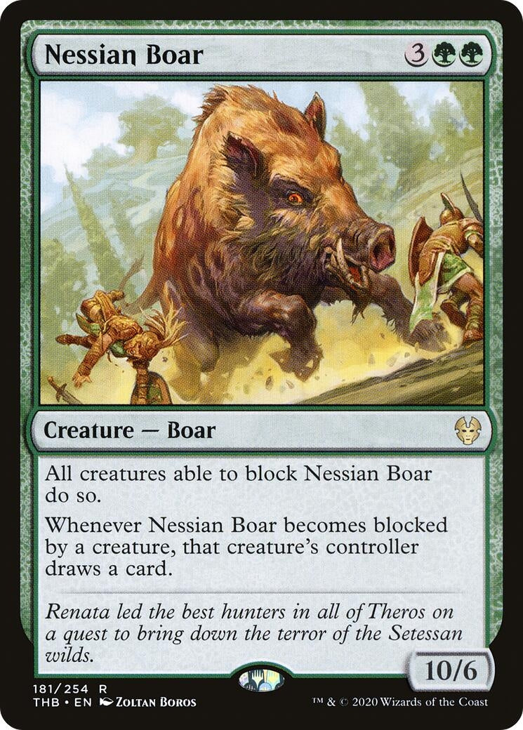 Image for Nessian Boar (181) (Theros Beyond Death) - Magic: The Gathering