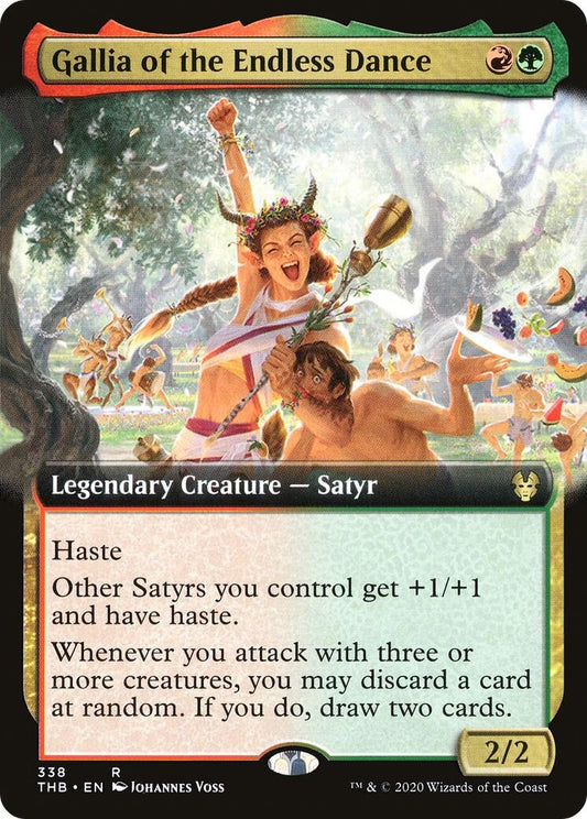 Image for Gallia of the Endless Dance (Extended Art) (338) (Theros Beyond Death) - Magic: The Gathering