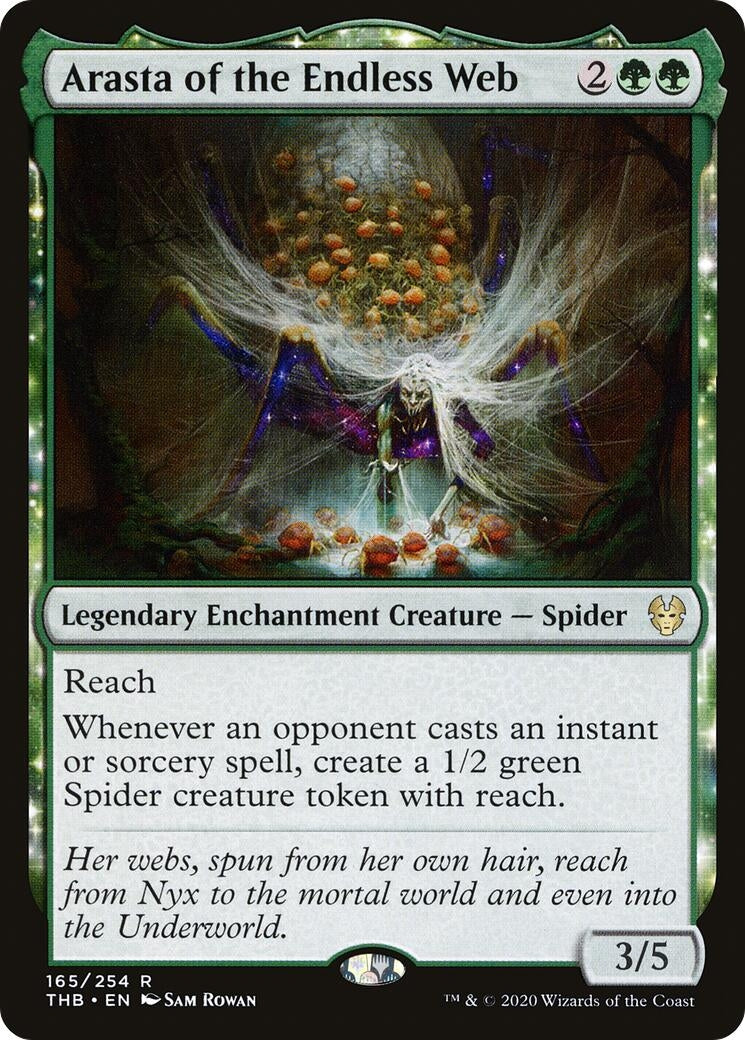 Image for Arasta of the Endless Web (165) (Theros Beyond Death) - Magic: The Gathering