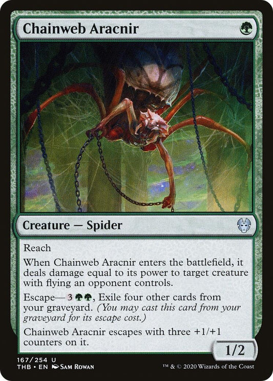 Image for Chainweb Aracnir (167) (Theros Beyond Death) - Magic: The Gathering