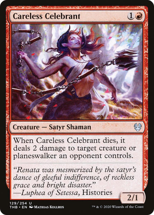 Image for Careless Celebrant (129) (Theros Beyond Death) - Magic: The Gathering