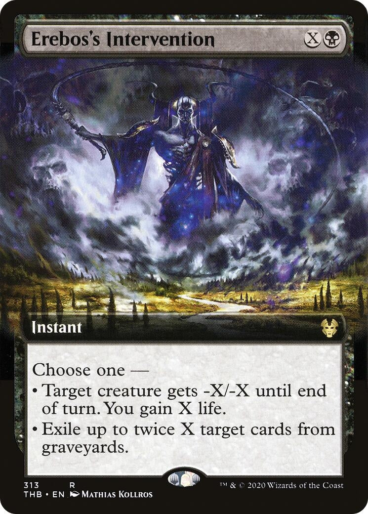 Image for Erebos's Intervention (Extended Art) (313) (Theros Beyond Death) - Magic: The Gathering