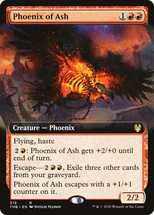 Image for Phoenix of Ash (Extended Art) (319) (Theros Beyond Death) - Magic: The Gathering