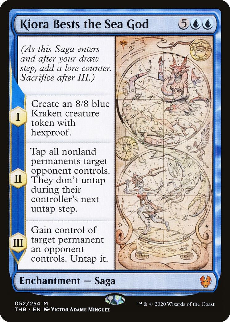 Image for Kiora Bests the Sea God (52) (Theros Beyond Death) - Magic: The Gathering