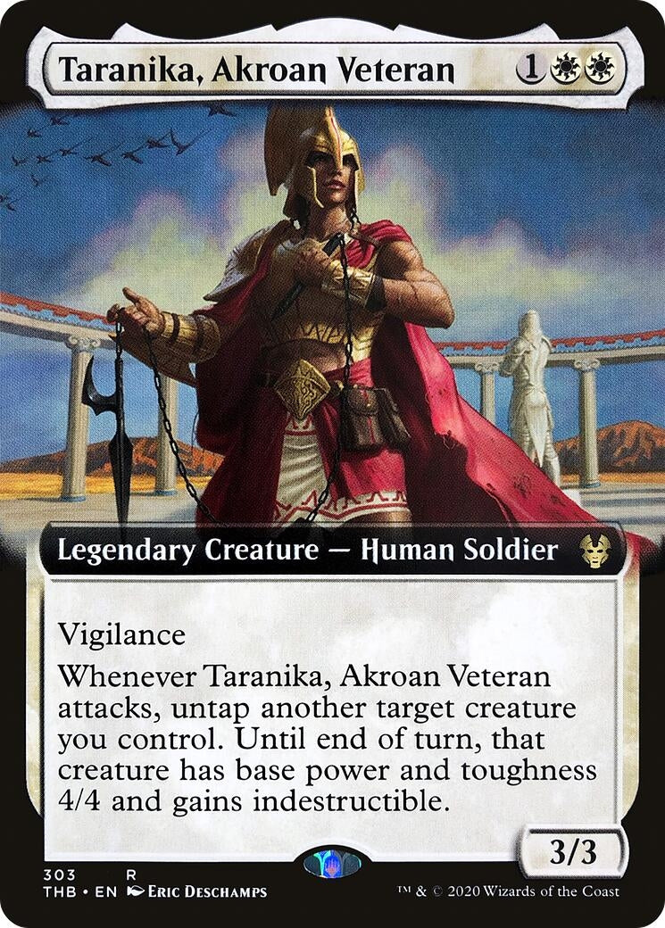 Image for Taranika, Akroan Veteran (Extended Art) (303) (Theros Beyond Death) - Magic: The Gathering