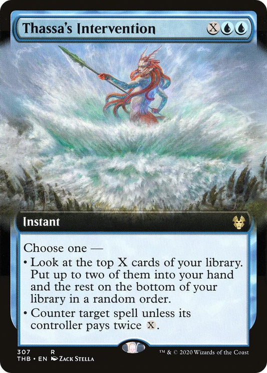 Image for Thassa's Intervention (Extended Art) (307) (Theros Beyond Death) - Magic: The Gathering