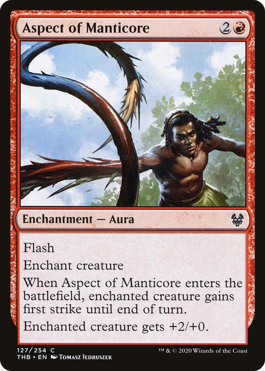 Image for Aspect of Manticore (127) (Theros Beyond Death) - Magic: The Gathering