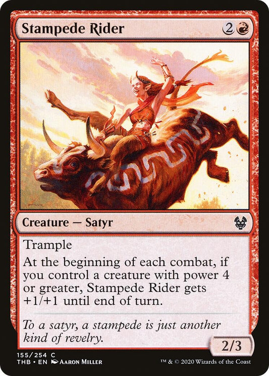 Image for Stampede Rider (155) (Theros Beyond Death) - Magic: The Gathering